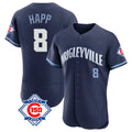 Kdoa C.Cubs #8 Ian Happ Player Navy City Connect 150th Anniversary Limited Elite Home Stitched Jerseys