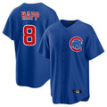 Kdoa C.Cubs #8 Ian Happ Player Royal Home Game Stitched Jerseys