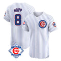 Kdoa C.Cubs #8 Ian Happ Player White 150th Anniversary Limited Elite Home Game Stitched Jerseys