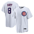 Kdoa C.Cubs #8 Ian Happ Player White Limited Home Game Stitched Jerseys