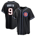Kdoa C.Cubs #9 Miguel Amaya Player Black Fashion Out Game Stitched Jerseys