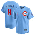 Kdoa C.Cubs #9 Miguel Amaya Player Light Blue Limited Home Stitched Jerseys