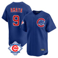 Kdoa C.Cubs #9 Miguel Amaya Player Royal 150th Anniversary Limited Home Stitched Jerseys
