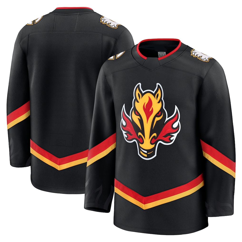 Kdoa C.Flames Black Alternate Premium Jerseys