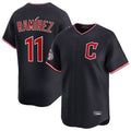 Kdoa C.Guardians #11 Jose Ramirez Player Navy Limited Home Stitched Jerseys