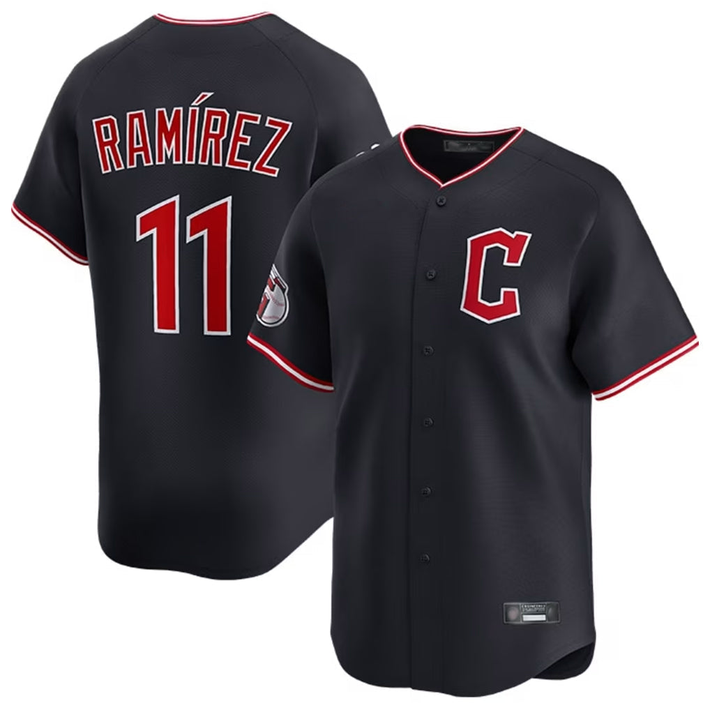 Kdoa C.Guardians #11 Jose Ramirez Player Navy Limited Home Stitched Jerseys