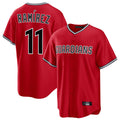 Kdoa C.Guardians #11 Jose Ramirez Player Red Home Game Stitched Jerseys