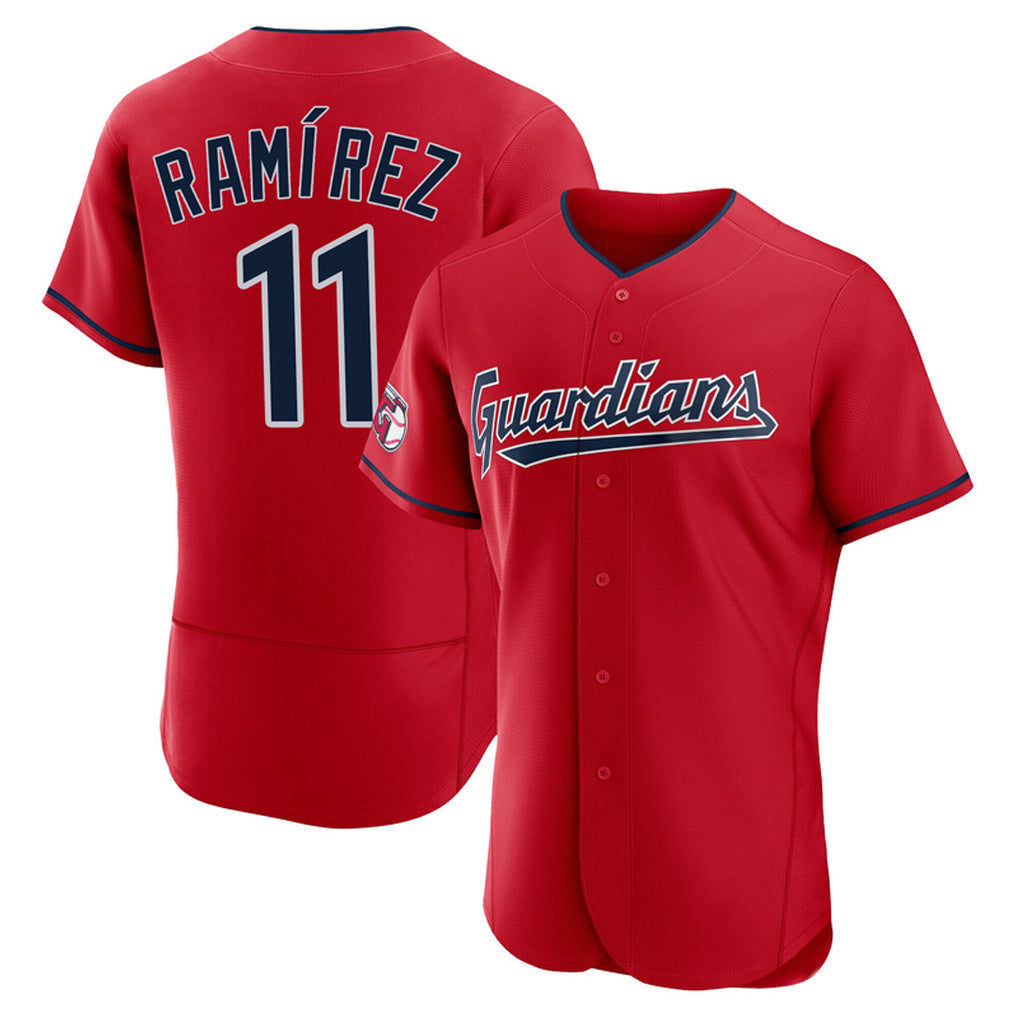 Kdoa C.Guardians #11 Jose Ramirez Player Red Limited Elite Home Stitched Jerseys