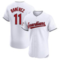 Kdoa C.Guardians #11 Jose Ramirez Player White Limited Elite Home Stitched Jerseys