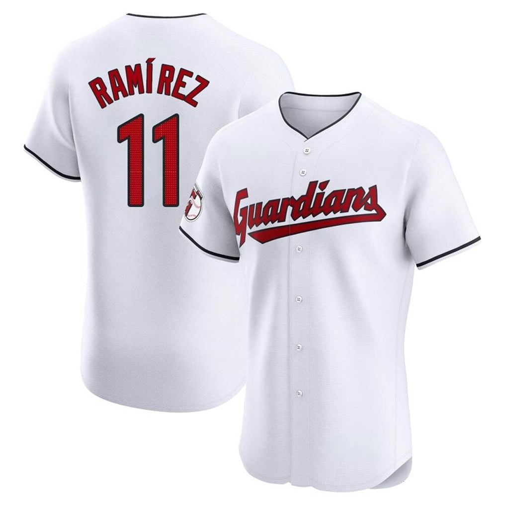 Kdoa C.Guardians #11 Jose Ramirez Player White Limited Elite Home Stitched Jerseys