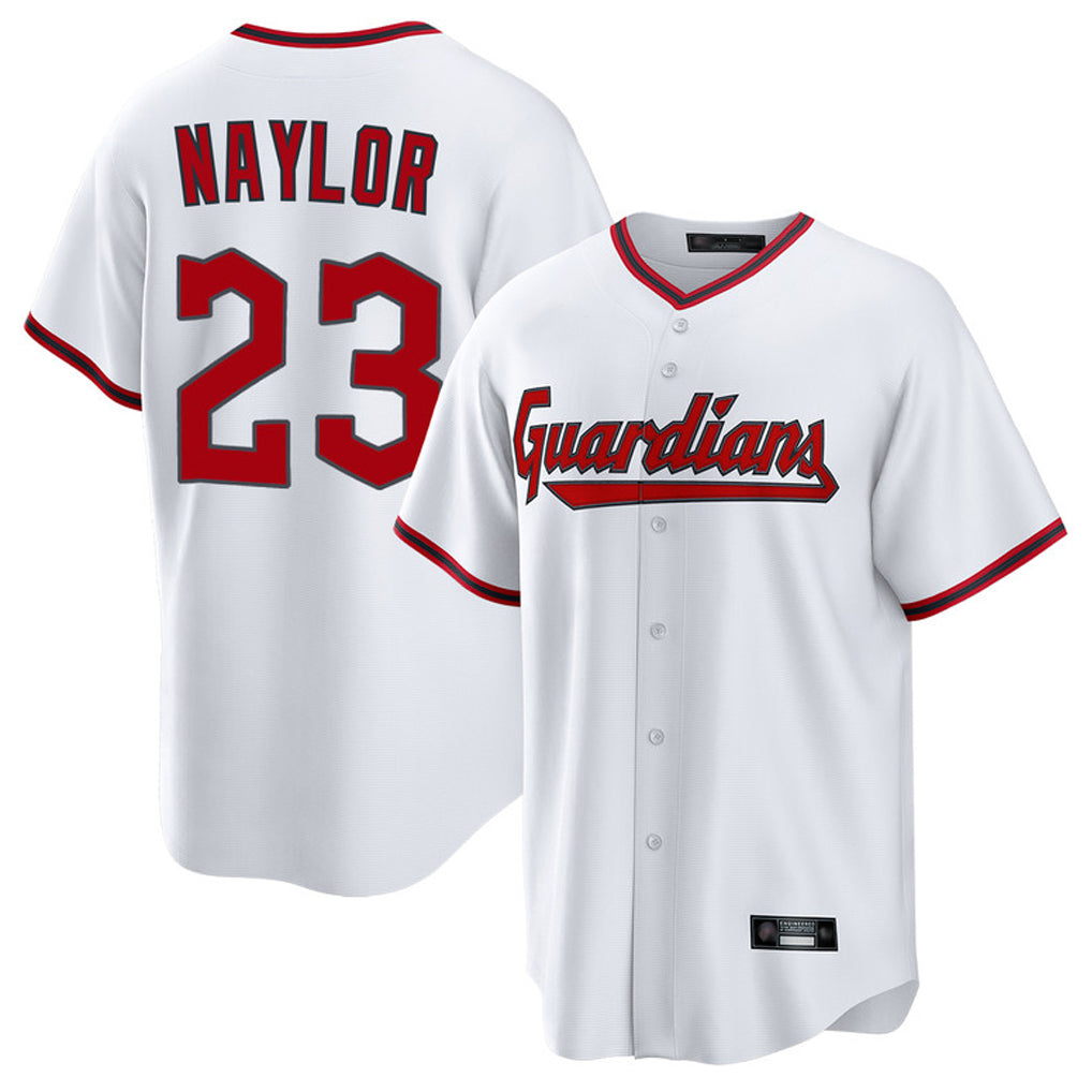Kdoa C.Guardians #23 Bo Naylor Player White Game Home Stitched Jerseys