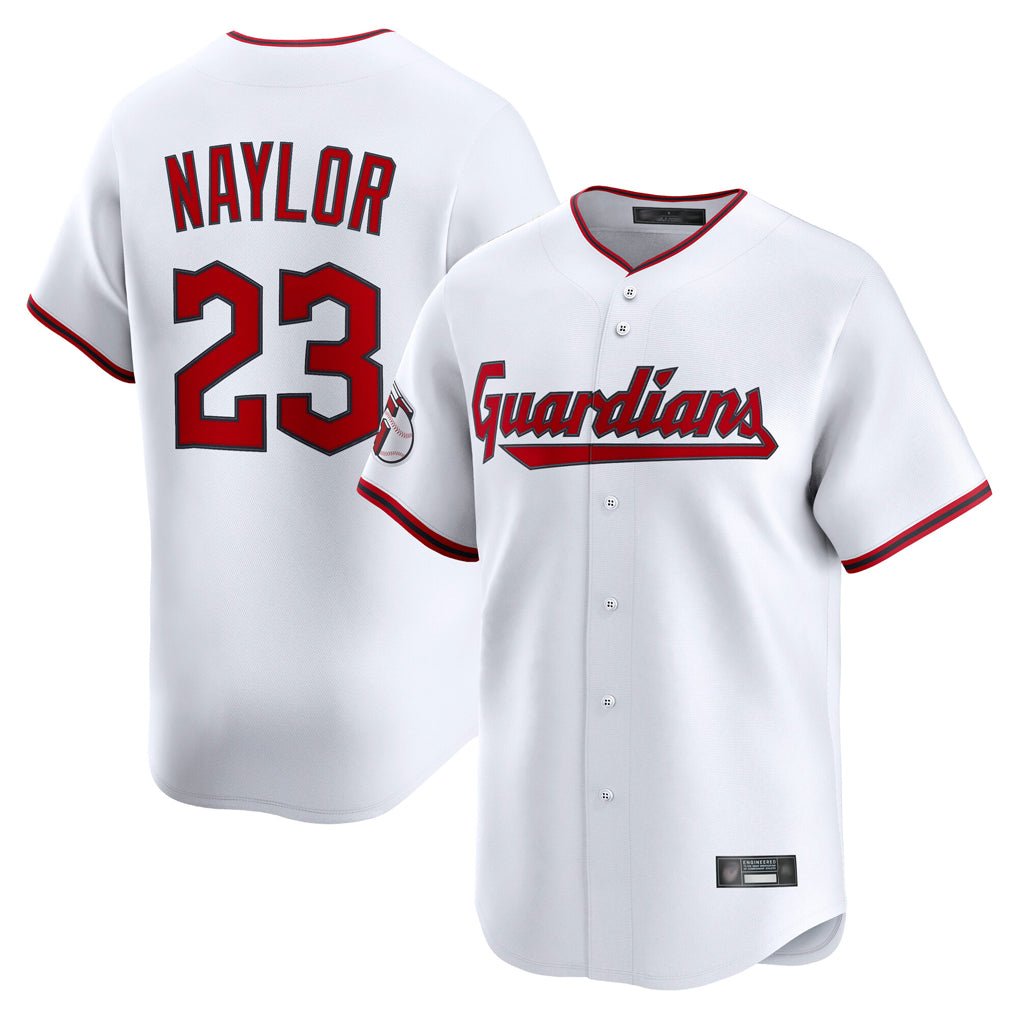 Kdoa C.Guardians #23 Bo Naylor Player White Limited Home Game Stitched Jerseys