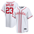 Kdoa C.Guardians #23 Bo Naylor Player White World Classic Home Game Stitched Jerseys