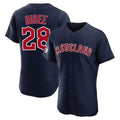 Kdoa C.Guardians #28 Tanner Bibee Player Navy Limited Elite Home Stitched Jerseys