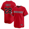 Kdoa C.Guardians #28 Tanner Bibee Player Red Limited Home Stitched Jerseys
