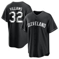 Kdoa C.Guardians #32 Gavin Williams Player Black Home Game Stitched Jerseys