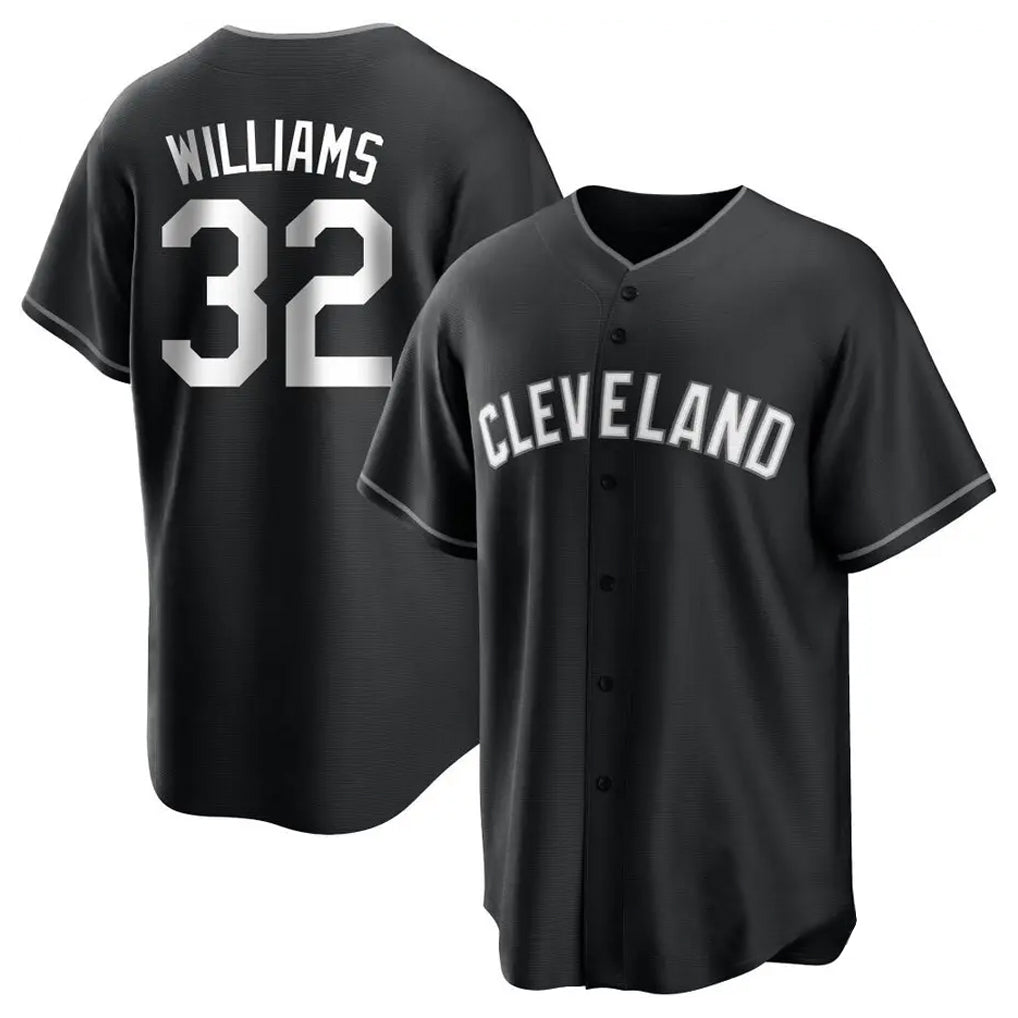 Kdoa C.Guardians #32 Gavin Williams Player Black Home Game Stitched Jerseys
