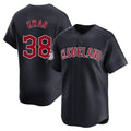 Kdoa C.Guardians #38 Steven Kwan Player Navy Limited Home Game Stitched Jerseys