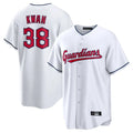 Kdoa C.Guardians #38 Steven Kwan Player White Home Game Stitched Jerseys