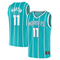 Kdoa C.Hornets #11 Cody Martin  Teal Fast Break Replica Jerseys - Icon Edition