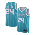 Kdoa C.Hornets #24 Brandon Miller Teal Draft Swingman Jerseys - Icon Edition