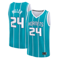 Kdoa C.Hornets #24 Brandon Miller  Teal Fast Break Replica Jerseys - Icon Edition