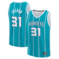 Kdoa C.Hornets #31 Tidjane Salaun  Teal 2024  Draft Fast Break Player Jerseys - Icon Edition