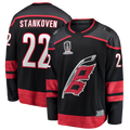 Kdoa C.Hurricanes #22 Logan Stankoven Black 2026 Stanley Cup Champions Home Breakaway Stitched Jerseys