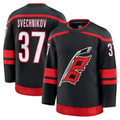 Kdoa C.Hurricanes #37 Andrei Svechnikov Black Home Premium Stitched Jerseys