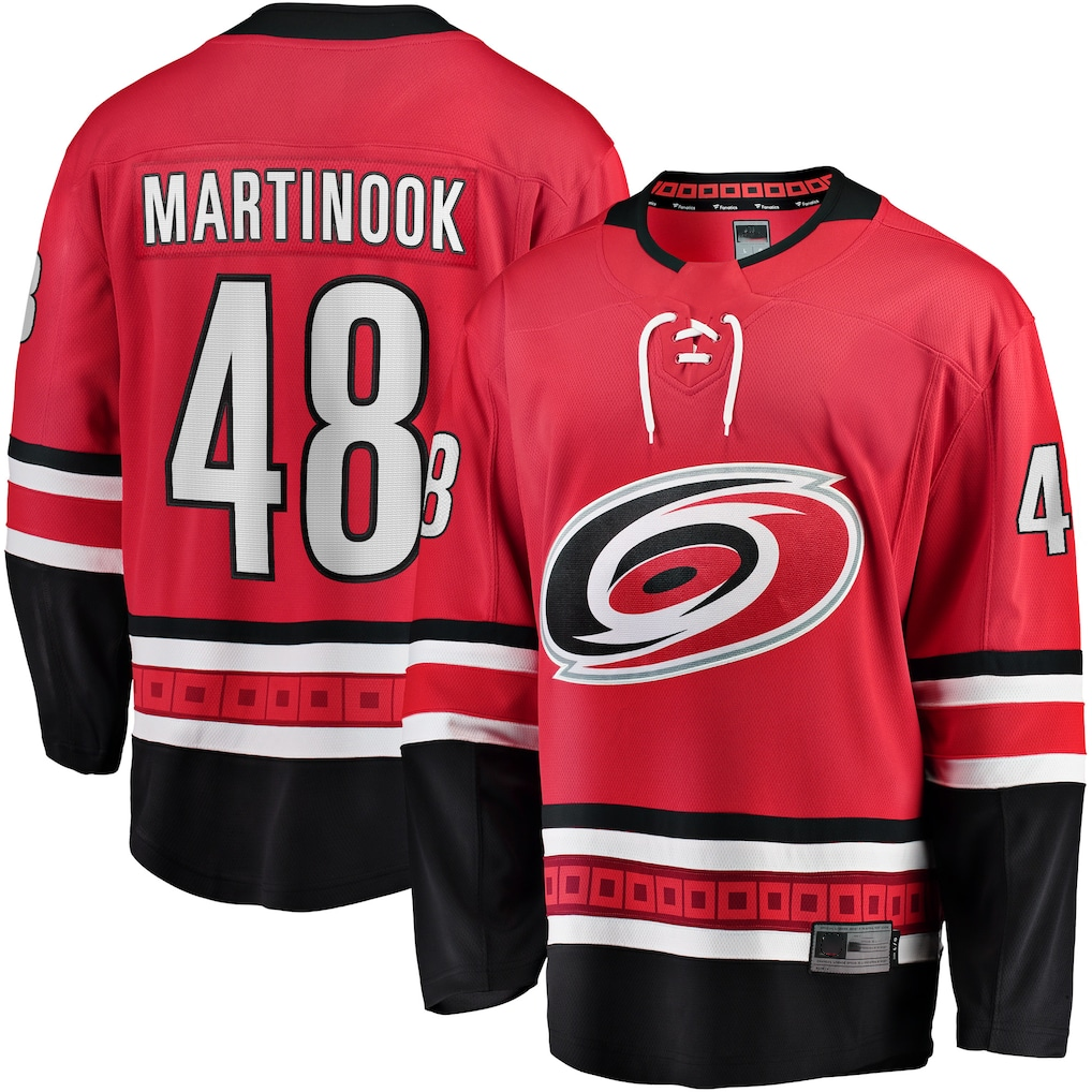 Kdoa C.Hurricanes #48 Jordan Martinook Red Alternate Breakaway Player Stitched Jerseys
