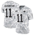 Kdoa C.Panthers #11 Nic Scourton Player Arctic Camo Salute to Service Limited Stitched Jerseys