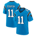 Kdoa C.Panthers #11 Nic Scourton Player Blue Home Game Stitched Jerseys