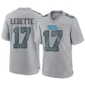 Kdoa C.Panthers #17 Xavier Legette Player Grey Atmosphere Fashion Stitched  Jerseys