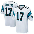 Kdoa C.Panthers #17 Xavier Legette Player White Home Game Stitched Jerseys
