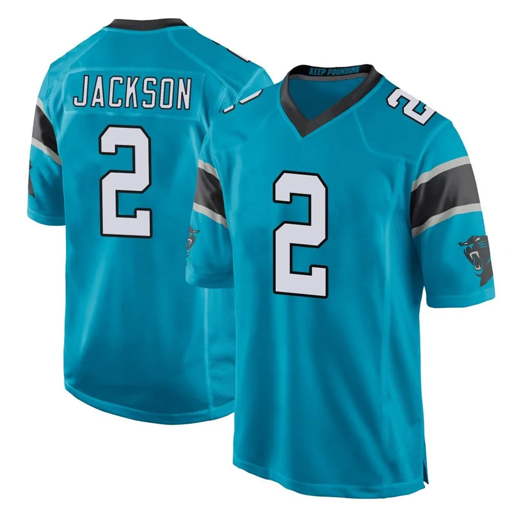 Kdoa C.Panthers #2 Mike Jackson Player Blue Game Stitched Jerseys