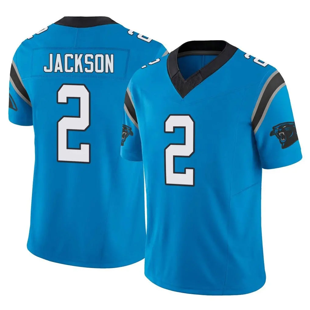 Kdoa C.Panthers #2 Mike Jackson Player Blue Vapor F.U.S.E. Limited Home Game Stitched Jerseys