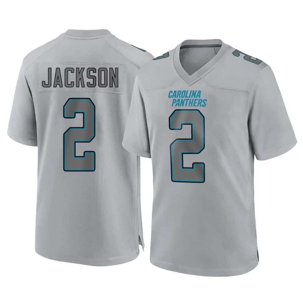 Kdoa C.Panthers #2 Mike Jackson Player Gray Atmosphere Fashion Game Stitched Jerseys