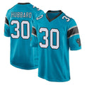 Kdoa C.Panthers #30 Chuba Hubbard Player Blue Game Stitched Jerseys