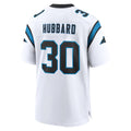 Kdoa C.Panthers #30 Chuba Hubbard Player White Home Game Stitched Jerseys
