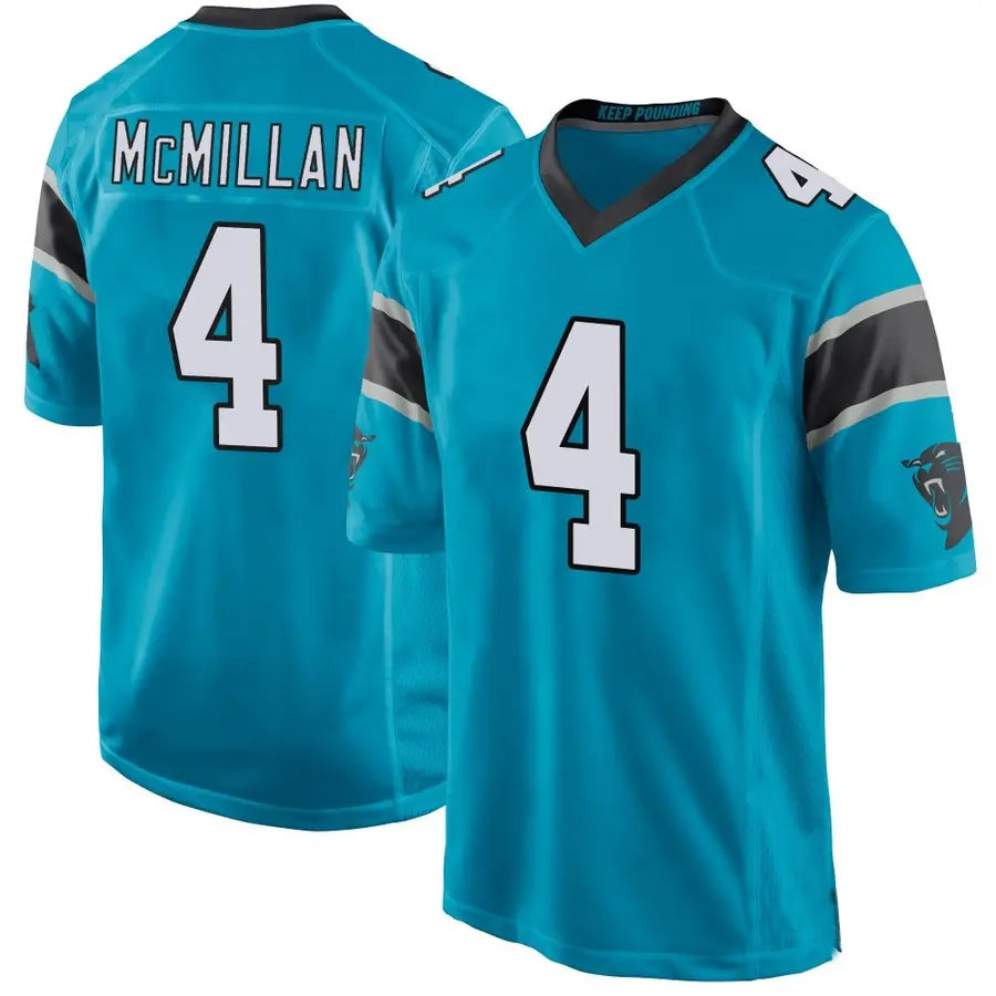 Kdoa C.Panthers #4 Tetairoa McMillan Player Blue Game Stitched Jerseys