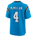 Kdoa C.Panthers #4 Tetairoa McMillan Player Blue Home Game Stitched Jerseys