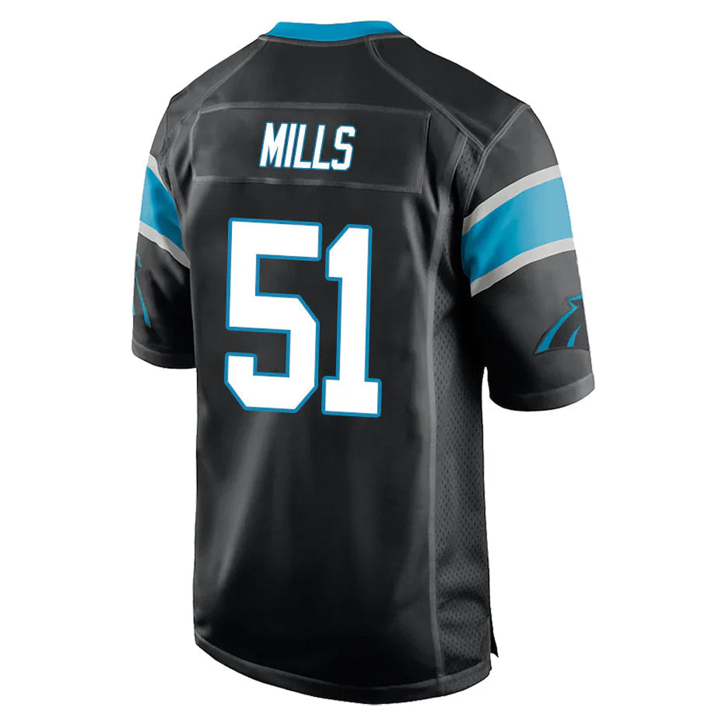Kdoa C.Panthers #51 Sam Mills Player Black Game Stitched Jerseys