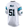 Kdoa C.Panthers #51 Sam Mills Player White Game Stitched Jerseys