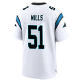 Kdoa C.Panthers #51 Sam Mills Player White Home Game Stitched Jerseys