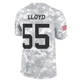 Kdoa C.Panthers #55 Devin Lloyd Player Arctic Camo Salute to Service Limited Game Stitched Jerseys