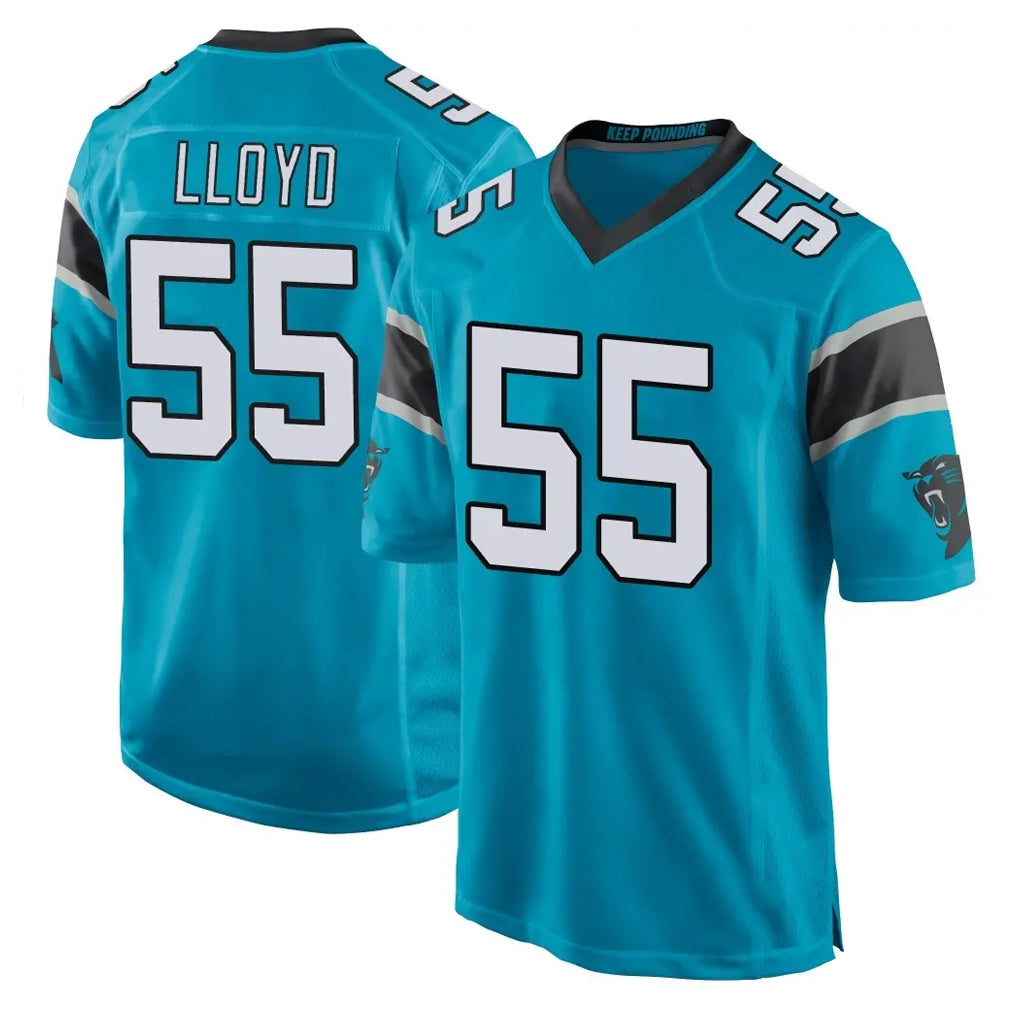 Kdoa C.Panthers #55 Devin Lloyd Player Blue Game Stitched Jerseys