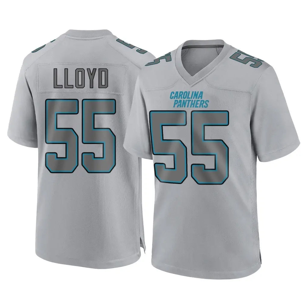Kdoa C.Panthers #55 Devin Lloyd Player Gray Atmosphere Fashion Game Stitched Jerseys