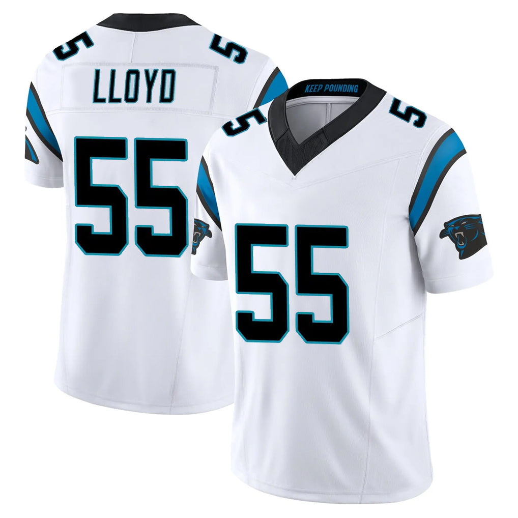 Kdoa C.Panthers #55 Devin Lloyd Player White Vapor F.U.S.E. Limited Home Game Stitched Jerseys