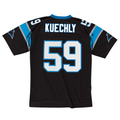 Kdoa C.Panthers #59 Luke Kuechly Mitchell & Ness Black 2013 Legacy Throwback Replica Jersey