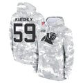 Kdoa C.Panthers #59 Luke Kuechly Player Arctic Camo Salute to Service Hoodies Stitched Jerseys